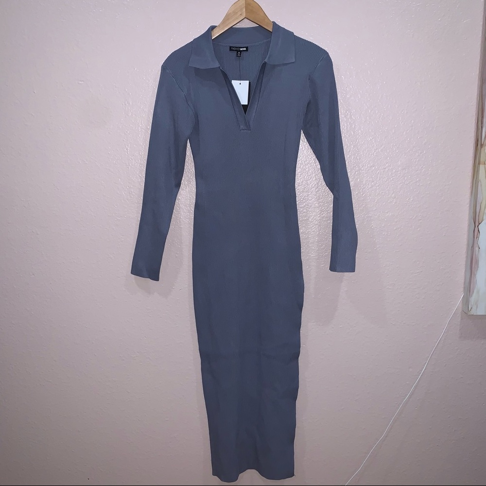BRAND NEW sweater midi dress